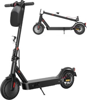 61081PgIsZL._AC_SL1500_ Finbike E-Scooter 500W – Straßenzulassung ABE, 45 km Reichweite, Doppelbremse & Stoßdämpfung, App-Verbindung, 3s Faltbar, LED-Licht