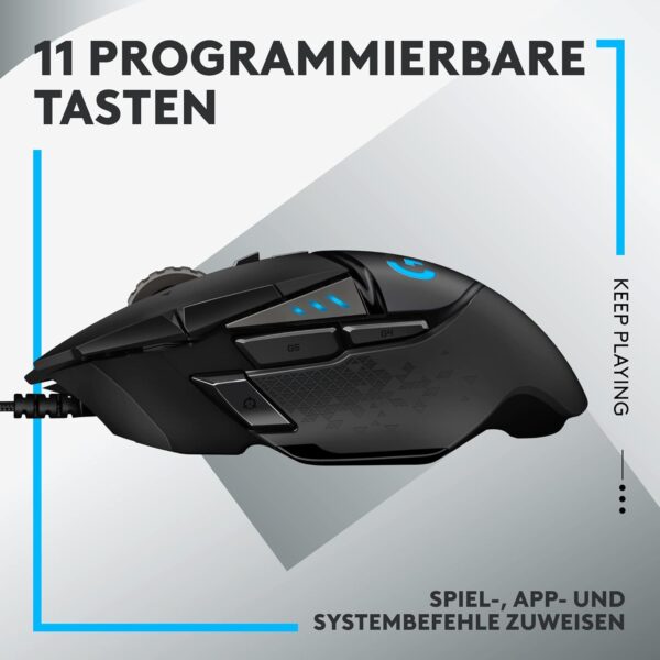 61aiTPidEqL._AC_SL1500_ Logitech G502 HERO Gaming-Maus + G435 Lightspeed Wireless Bluetooth Headset – Präzision & kabelloser Komfort