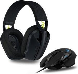 61fGu2Ws7uL._AC_SL1362_ Logitech G502 HERO Gaming-Maus + G435 Lightspeed Wireless Bluetooth Headset – Präzision & kabelloser Komfort