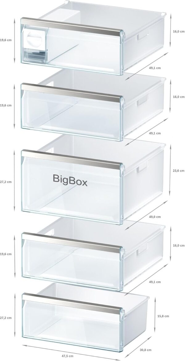 Bosch GSN54AWDV Serie 6 Gefrierschrank XXL – NoFrost, 328 L, IceTwister, VarioZone, 176 x 70 cm