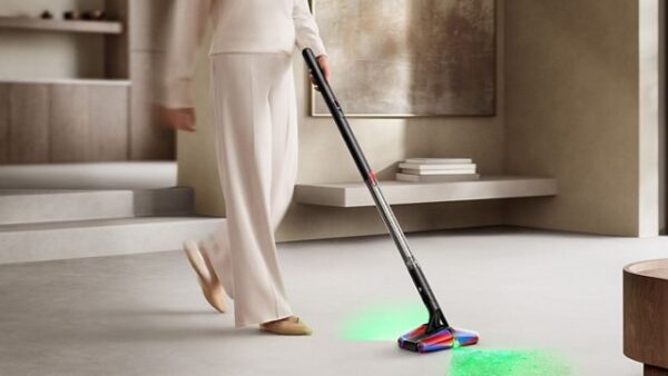 Dyson PencilVac Fluffycones™ Kabelloser Staubsauger – Ultraleicht, Fluffycones™-Bodendüse, bis zu 30 Min Laufzeit