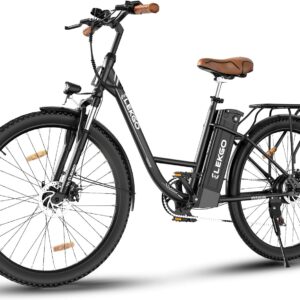 ELEKGO EG31 28-Zoll E-Bike – 7-Gang, City E-Bike für Damen & Herren, LCD-Display, Frontfederung, 36V 12Ah Akku