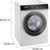 714D2wusomL._AC_SL1500_ Siemens WG56B2A41 iQ700 Waschmaschine 10 kg 1600 U/min – i-Dos, Home Connect, SpeedPack XL, Energieklasse A
