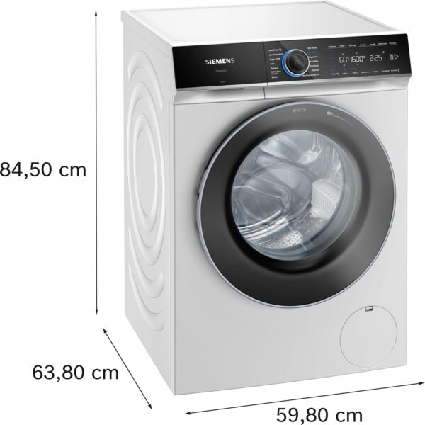 714D2wusomL._AC_SL1500_ Siemens WG56B2A41 iQ700 Waschmaschine 10 kg 1600 U/min – i-Dos, Home Connect, SpeedPack XL, Energieklasse A