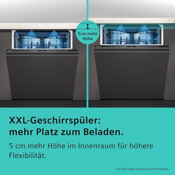 71R4i5gEQBL._AC_SL1500_ Siemens SX65EX12CE iQ500 Geschirrspüler Vollintegriert 60 cm – XXL, Home Connect, VarioSpeed, Extra Leise, Besteckschublade