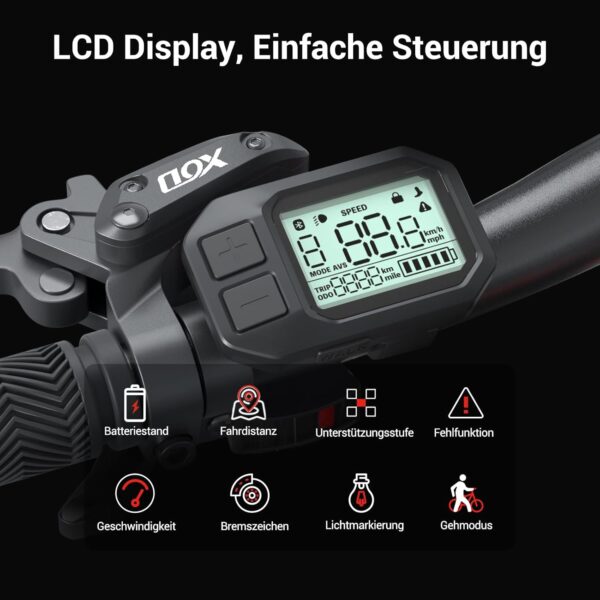 Eleglide M2 E-Mountain Bike – 27,5/29 Zoll, 36V 15Ah Akku, 250W Motor, 24-Gang, Hydraulikfederung, App-Funktion, Reichweite bis 125 km