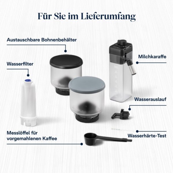 De'Longhi Rivelia EXAM440.55.G Kaffeevollautomat – LatteCrema System, 16 Getränke, Bean Switch, 3,5" Touchdisplay