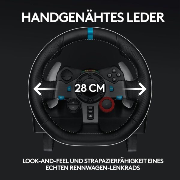 71copIOdxRL._AC_SL1500_ Logitech G29 Driving Force Racing Wheel – Lenkrad & Pedale, Force Feedback, 900° Drehbereich, PS5/PS4/PC/Mac