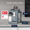 De'Longhi Rivelia EXAM440.55.G Kaffeevollautomat – LatteCrema System, 16 Getränke, Bean Switch, 3,5" Touchdisplay
