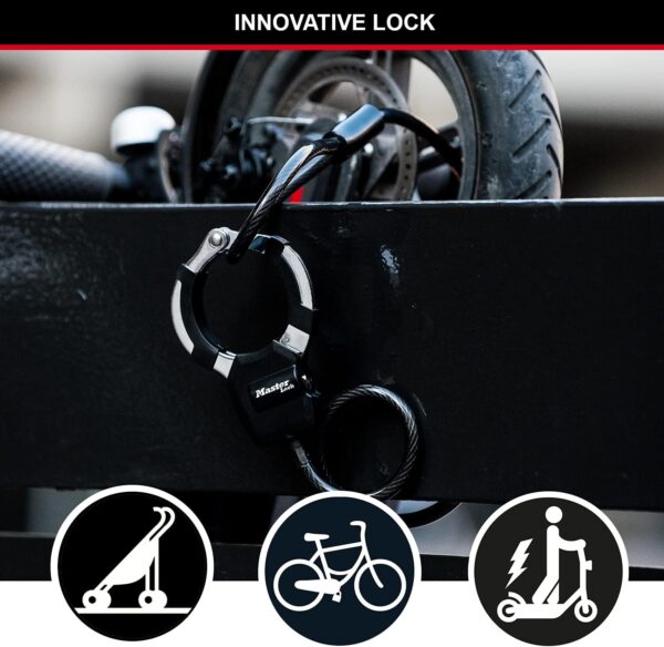 Segway-Ninebot F2 PRO D – Straßenzulassung + Master Lock Kabelschloss 1m