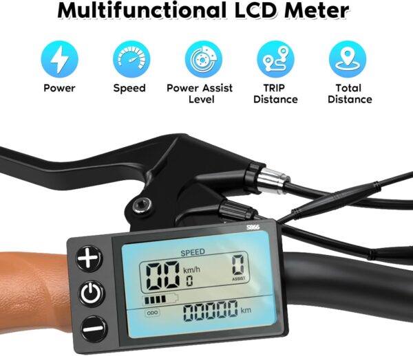 71xDPH6-asL._AC_SL1500_ ELEKGO EG31 28-Zoll E-Bike – 7-Gang, City E-Bike für Damen & Herren, LCD-Display, Frontfederung, 36V 12Ah Akku