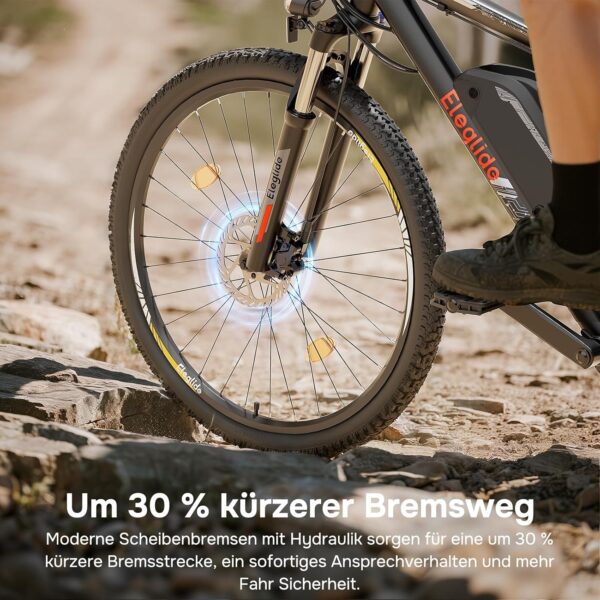 Eleglide M2 E-Mountain Bike – 27,5/29 Zoll, 36V 15Ah Akku, 250W Motor, 24-Gang, Hydraulikfederung, App-Funktion, Reichweite bis 125 km